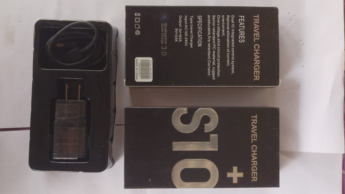 Cargador de Celular S10 + Foco Nocturno USB